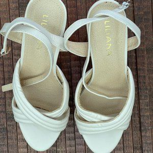 Liliana Shoes Women's Criss Cross Strappy Heels AL